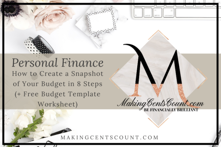 How to Create a Snapshot of Your Budget in 8 Steps (+ Free Budget Template Worksheet)