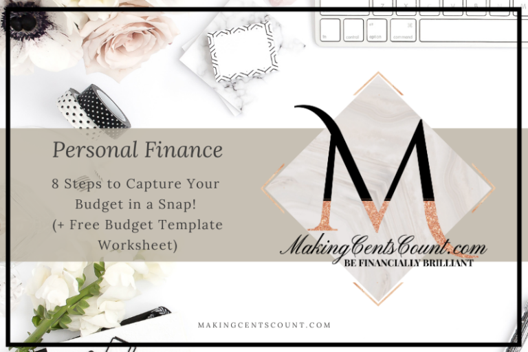 8 Steps to Capture Your Budget in a Snap! (+ Free Budget Template Worksheet)